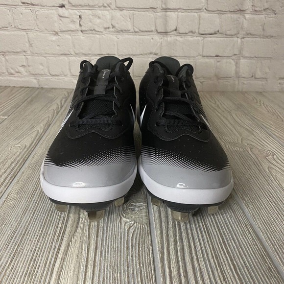 Nike Alpha Huarache Varsity 4 Low Metal Baseball Cleats Mens 10 Black DJ6516-010 main image 7